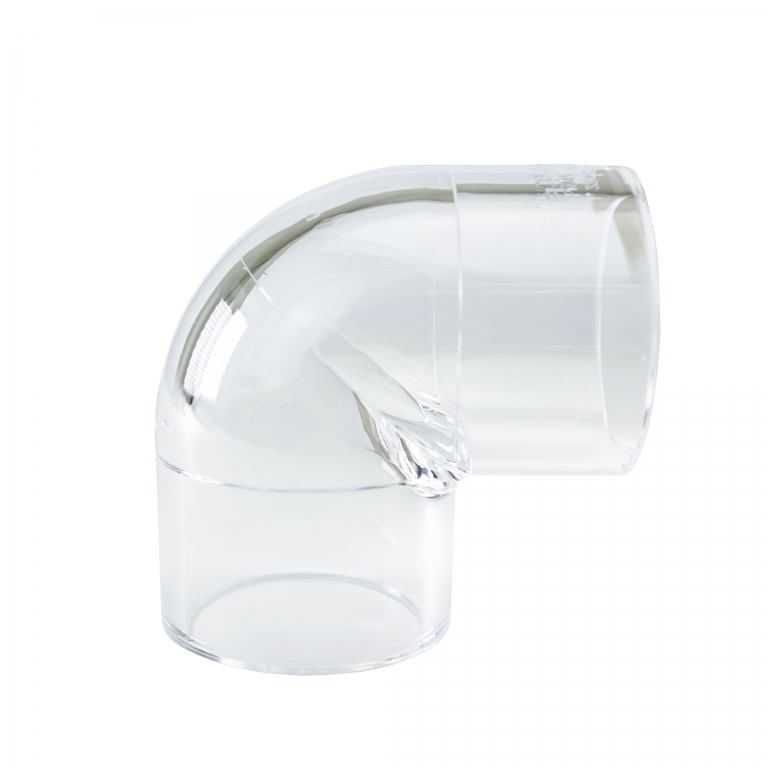 Pipe connector clear for 32mm - L